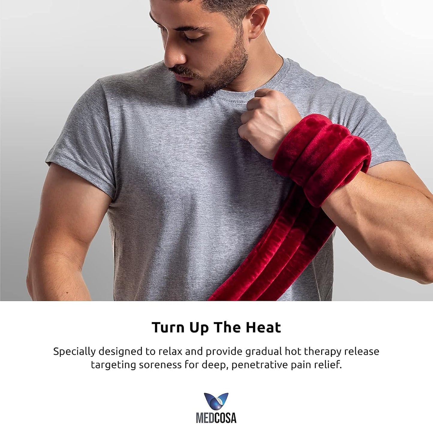 Microwavable Heated Neck Pack | Multipurpose Microwave Heat Pad for Pain Relief & Relaxation | Reusable Heating Pad for Neck, Shoulders, Back, Knees & Joints – Long-Lasting Warmth & Comfort