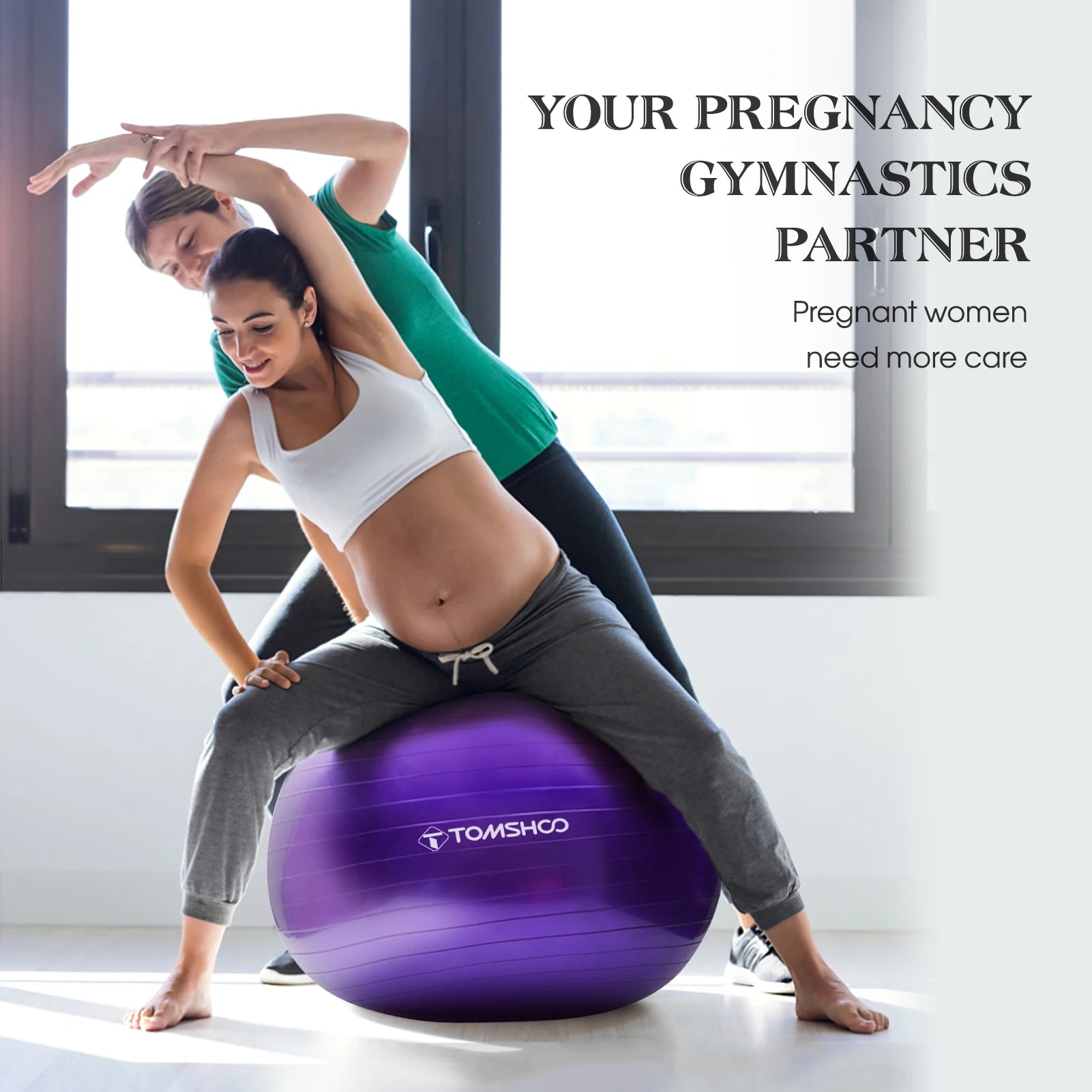 Balance Ball Yoga Balance Ball Yoga Ball Explosion Proof Fitness Balance Ball with Air Pump for Pilates Yoga Yoga Ball with Pump