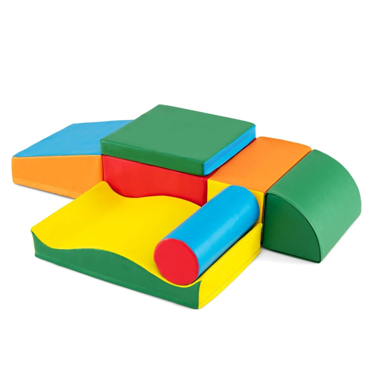 7-Piece Colorful Climbing Toy Set for Toddlers with EPE Foam Safety Features