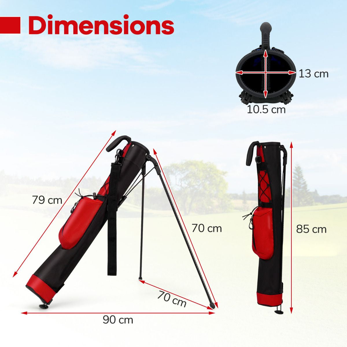 Premium Lightweight Golf Bag for Driving Range Use