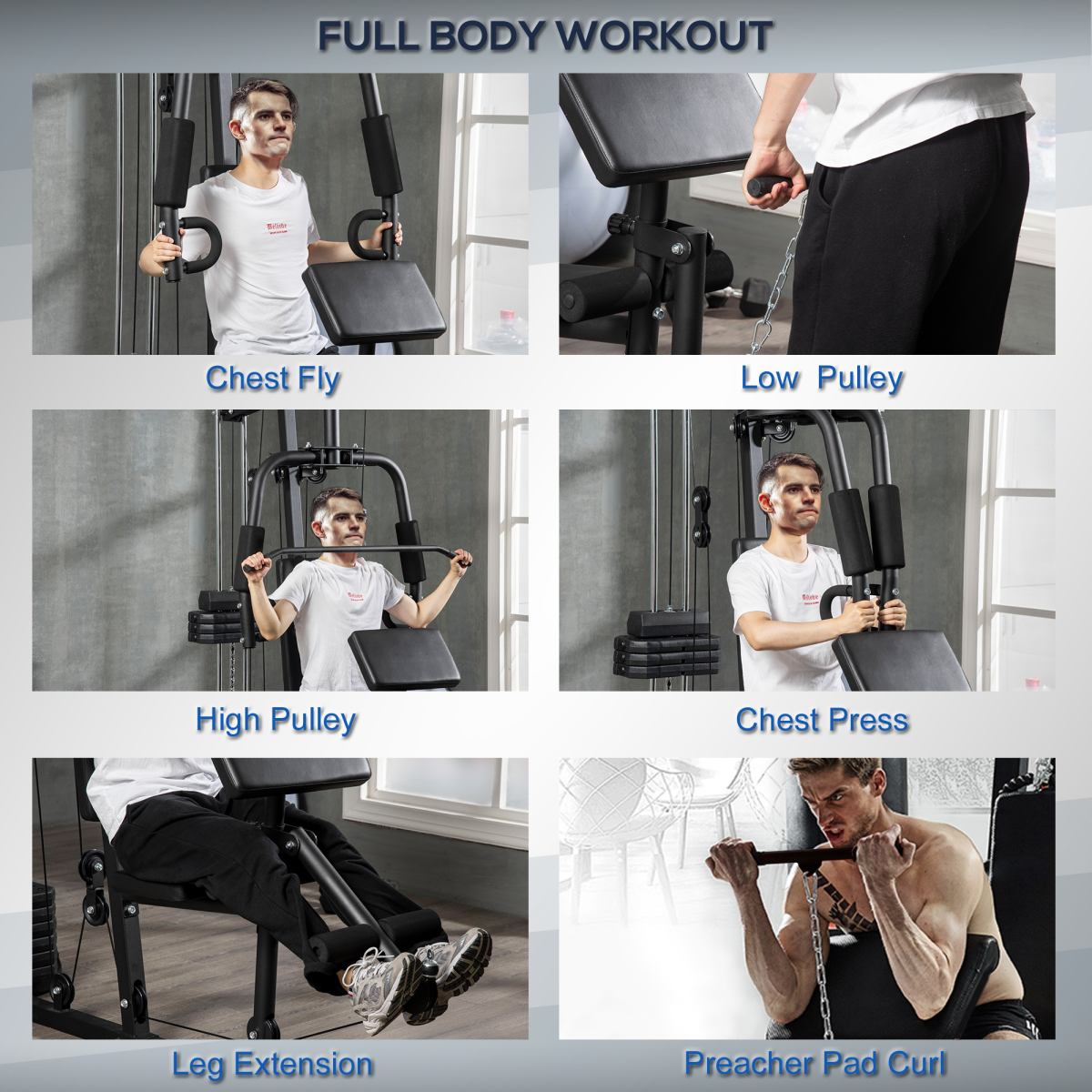 Ultimate 45kg Home Gym Machine: Total Body Strength & Stability in One! - All Round Fitness