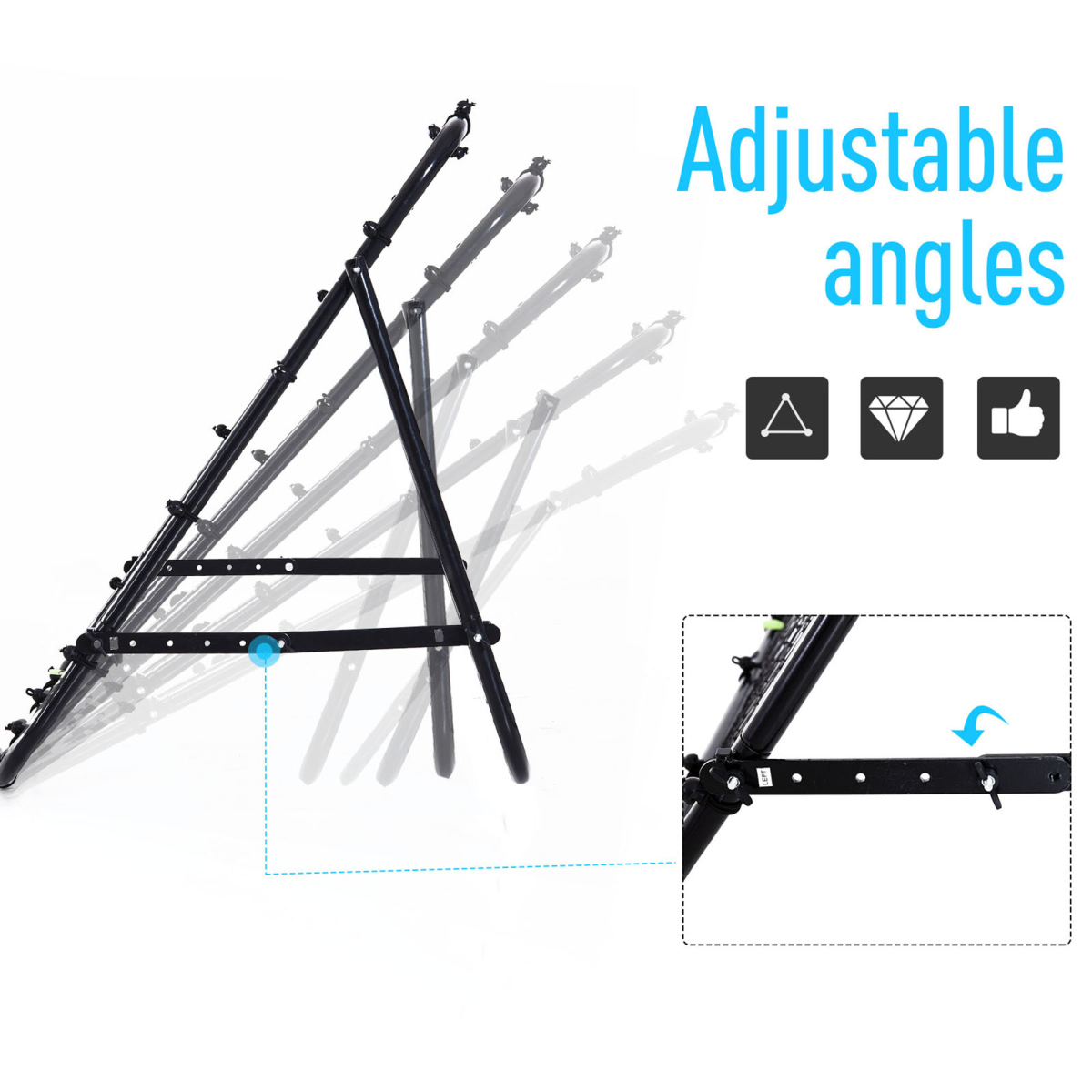 Ultimate Football Rebounder Net: Adjustable Training Aid for All Ages - All Round Fitness