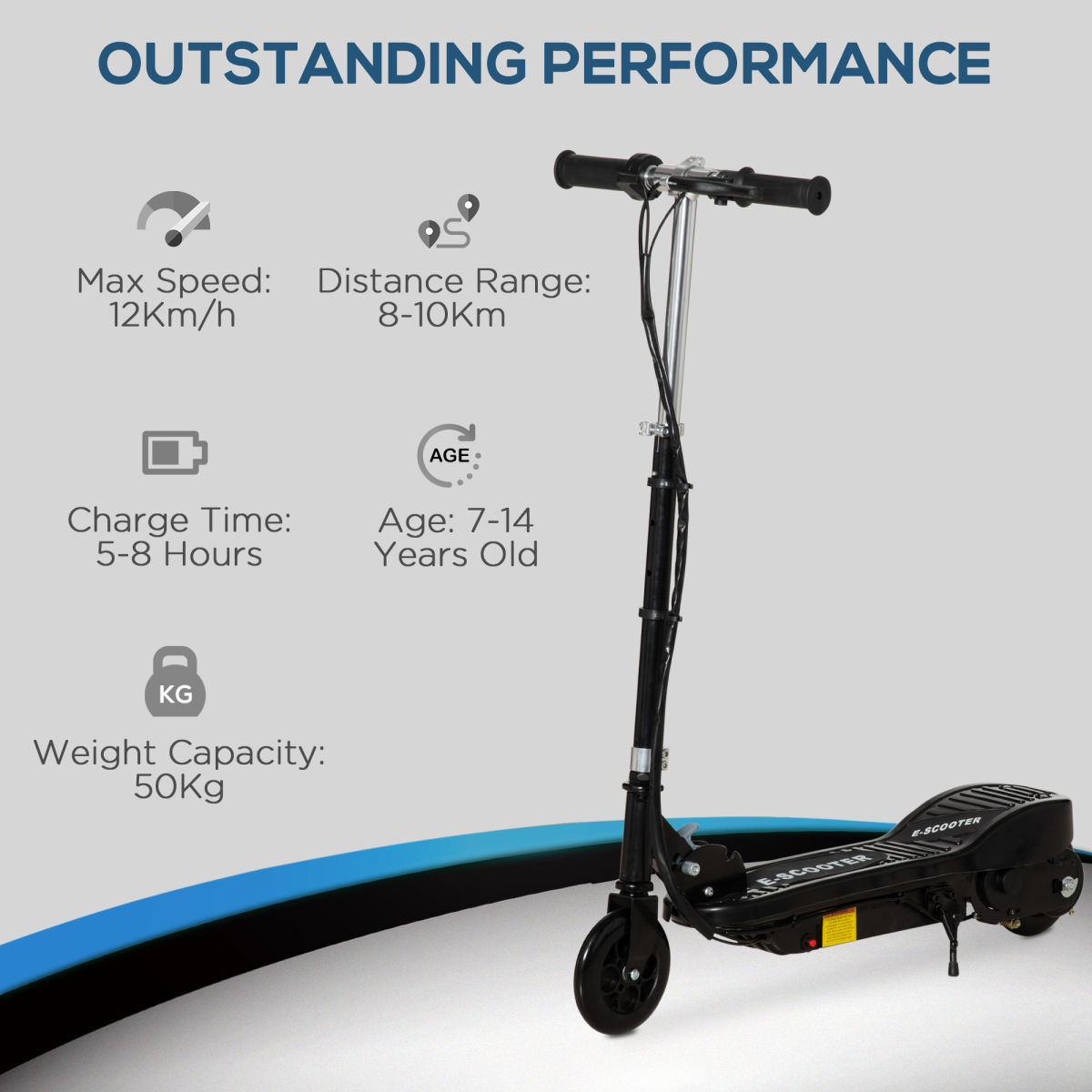 Adventure Ready: HOMCOM Folding Electric Scooter for Kids 7-14, Adjustable Speed! - All Round Fitness