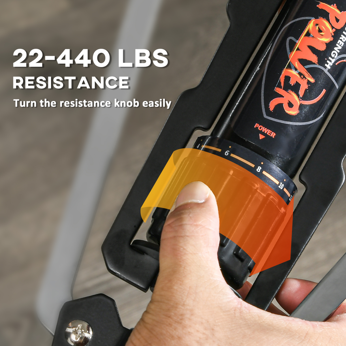 Hydraulic Chest Expander – Adjustable Resistance Arm, Chest & Back Trainer (22-440lbs)