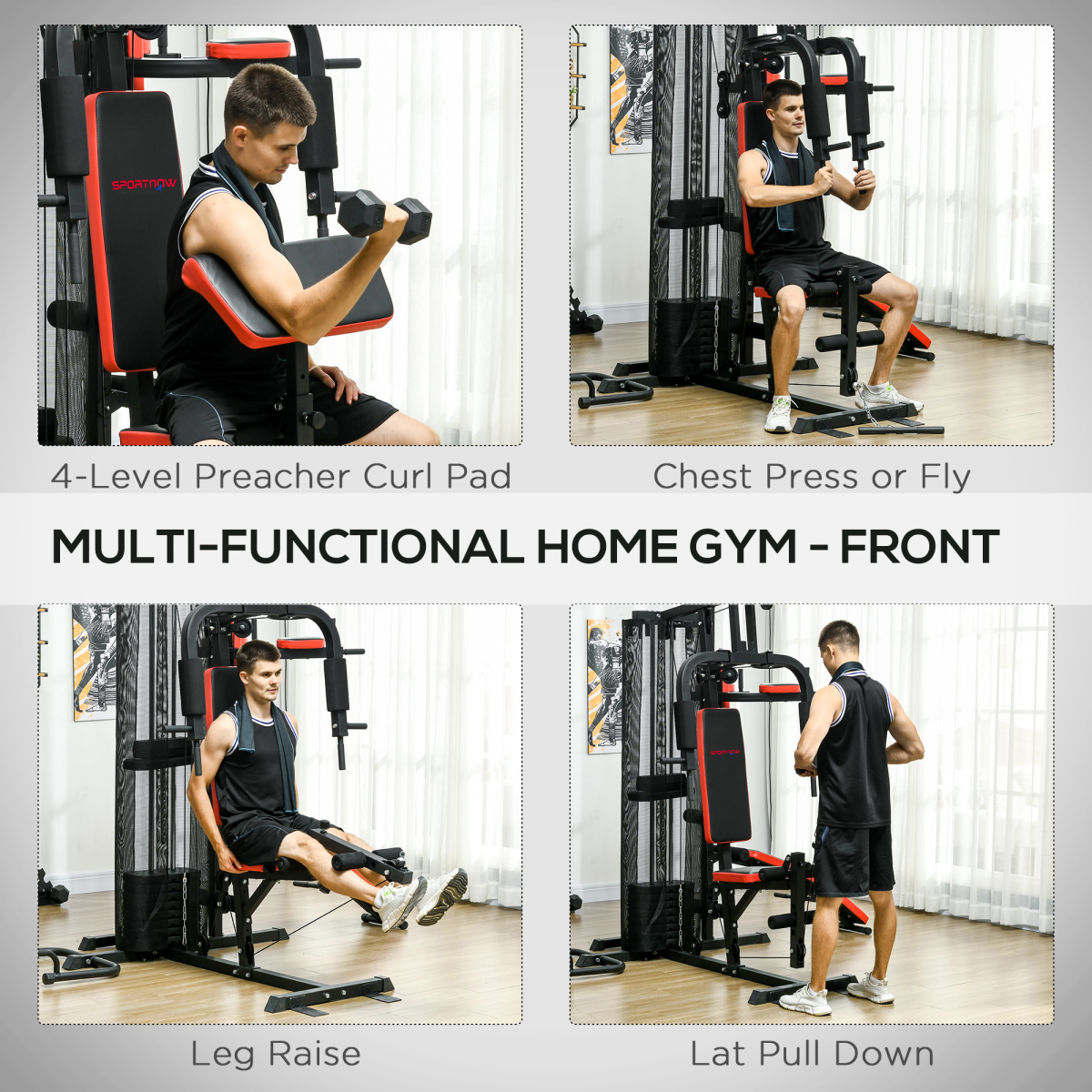 Ultimate Multi-Gym Workout Station: Versatile Fitness for All Levels - All Round Fitness