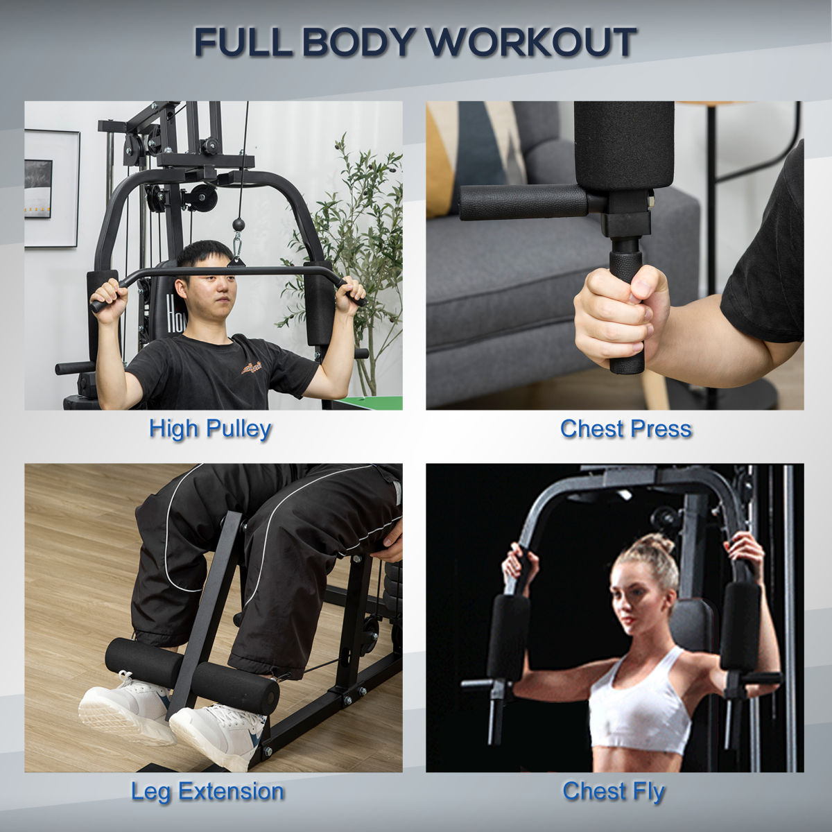 Ultimate Home Gym Rower & Weights: Full-Body Fitness Revolution by HOMCOM - All Round Fitness