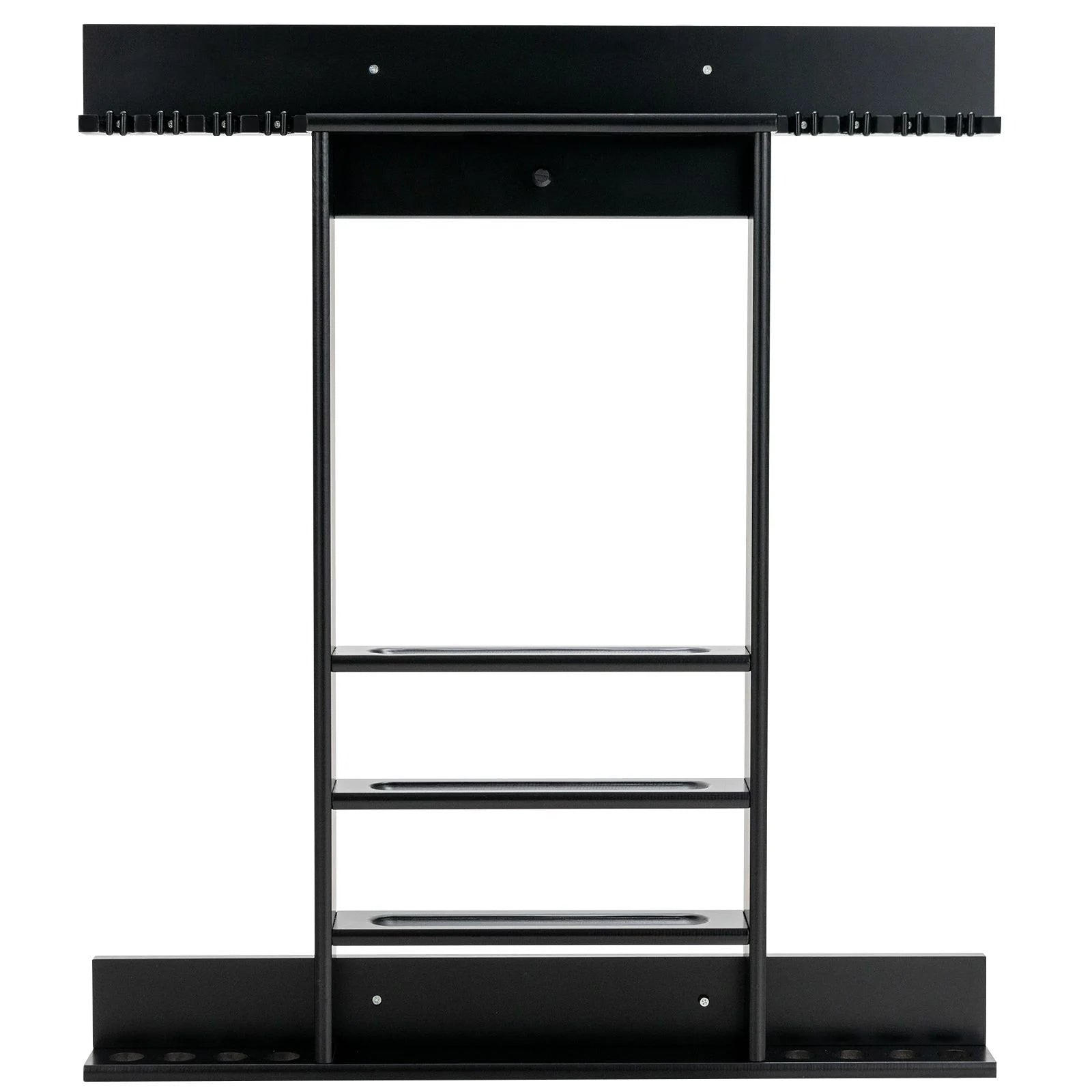 Wall-Mounted Billiard Cue Rack for Pool Sticks
