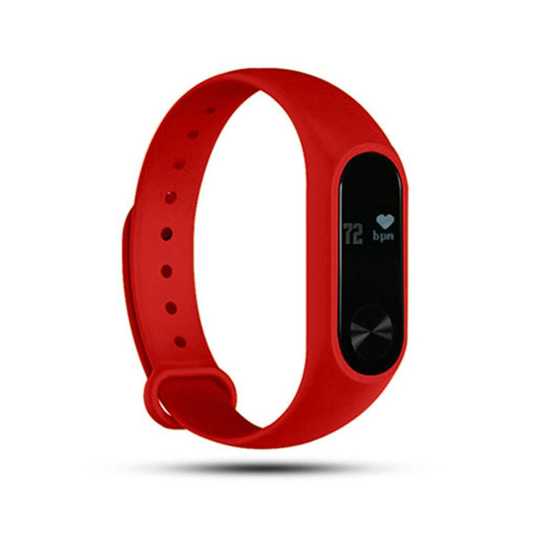 Aquarius AQ112 Red Fitness Tracker with Heart Rate Monitor & All-Day Activity Tracking
