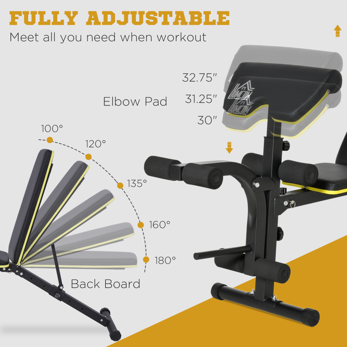 Versatile Adjustable Weight Bench: Your Ultimate Home Gym Companion! - All Round Fitness
