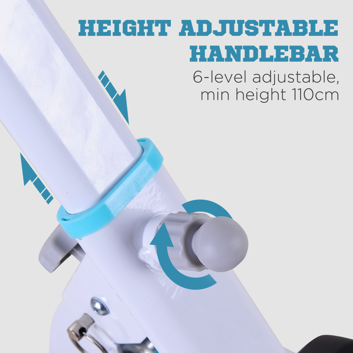 Foldable Cardio Stepper with Handle Bars – Compact Fitness Equipment for Home - All Round Fitness