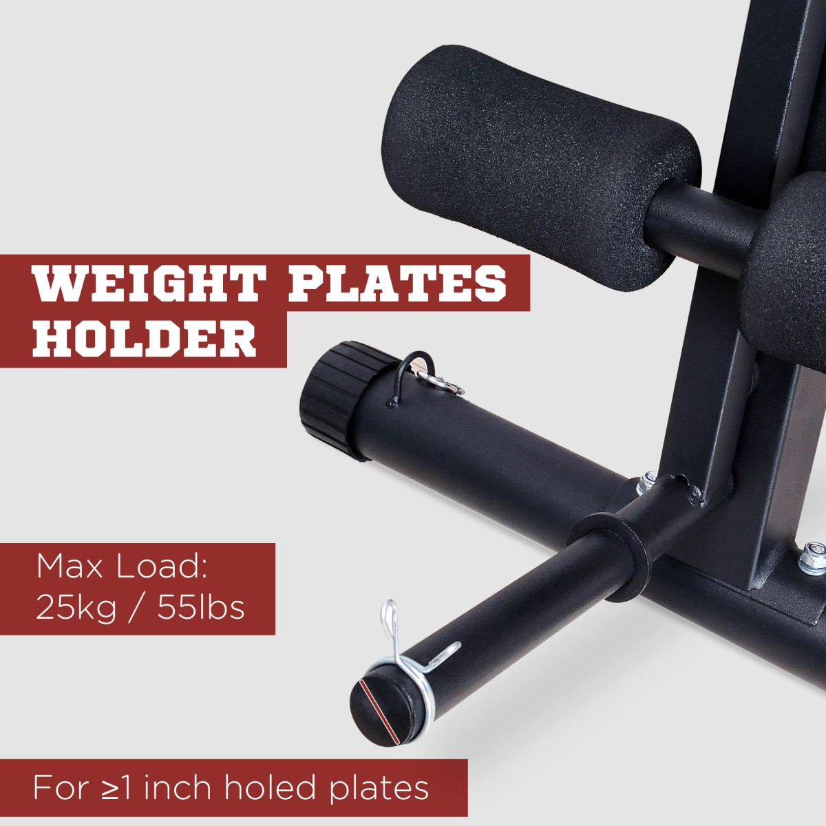 Versatile Foldable Dumbbell Bench - 7 Adjustable Incline Positions for Total Body Workout - All Round Fitness