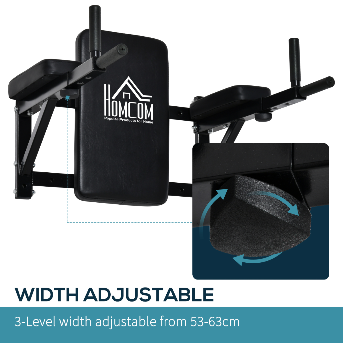 Ultimate Wall-Mounted Dip Station for Total Upper Body Strength Training - All Round Fitness