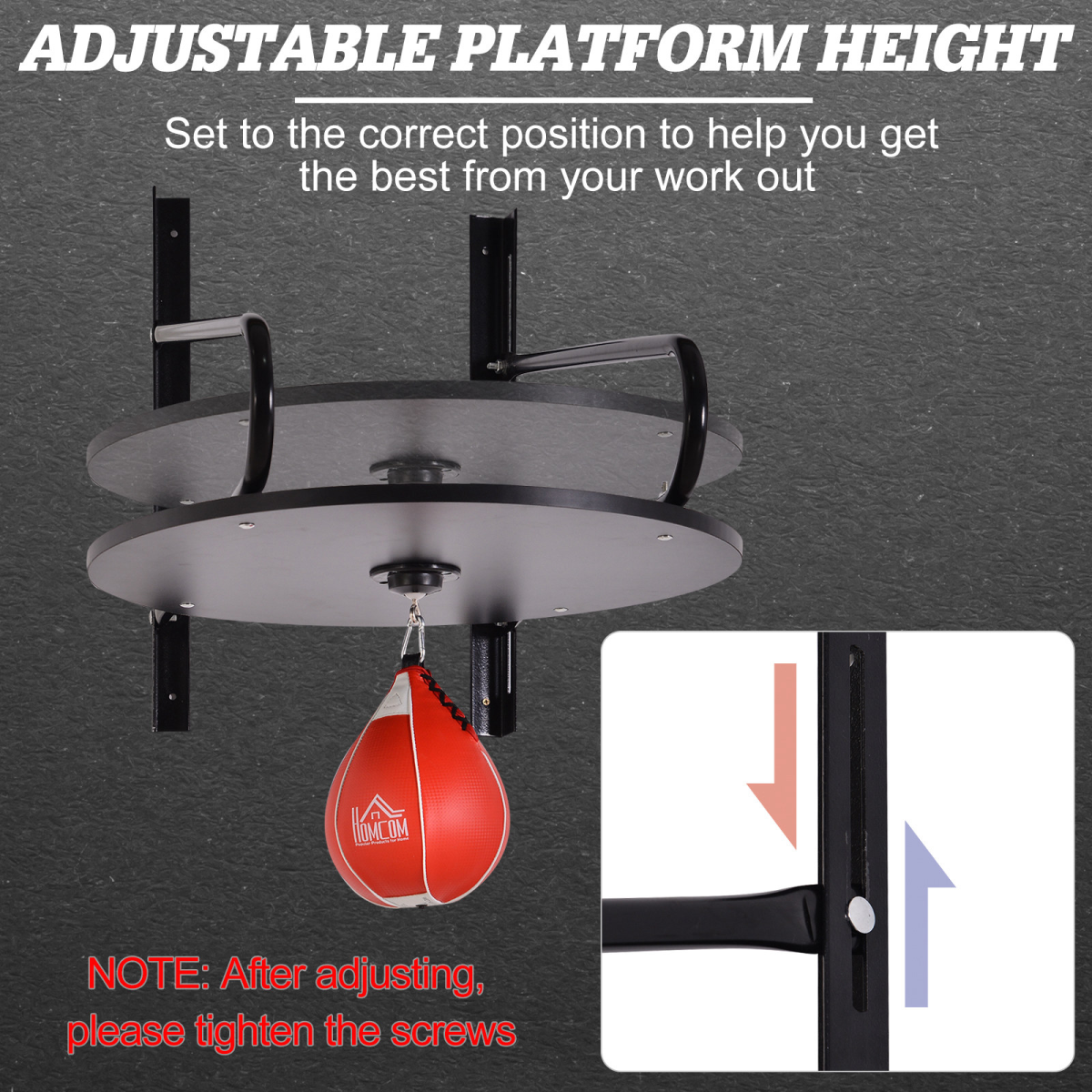 Ultimate Wall-Mounted Speed Bag Platform: Elevate Your Boxing Training Today! - All Round Fitness