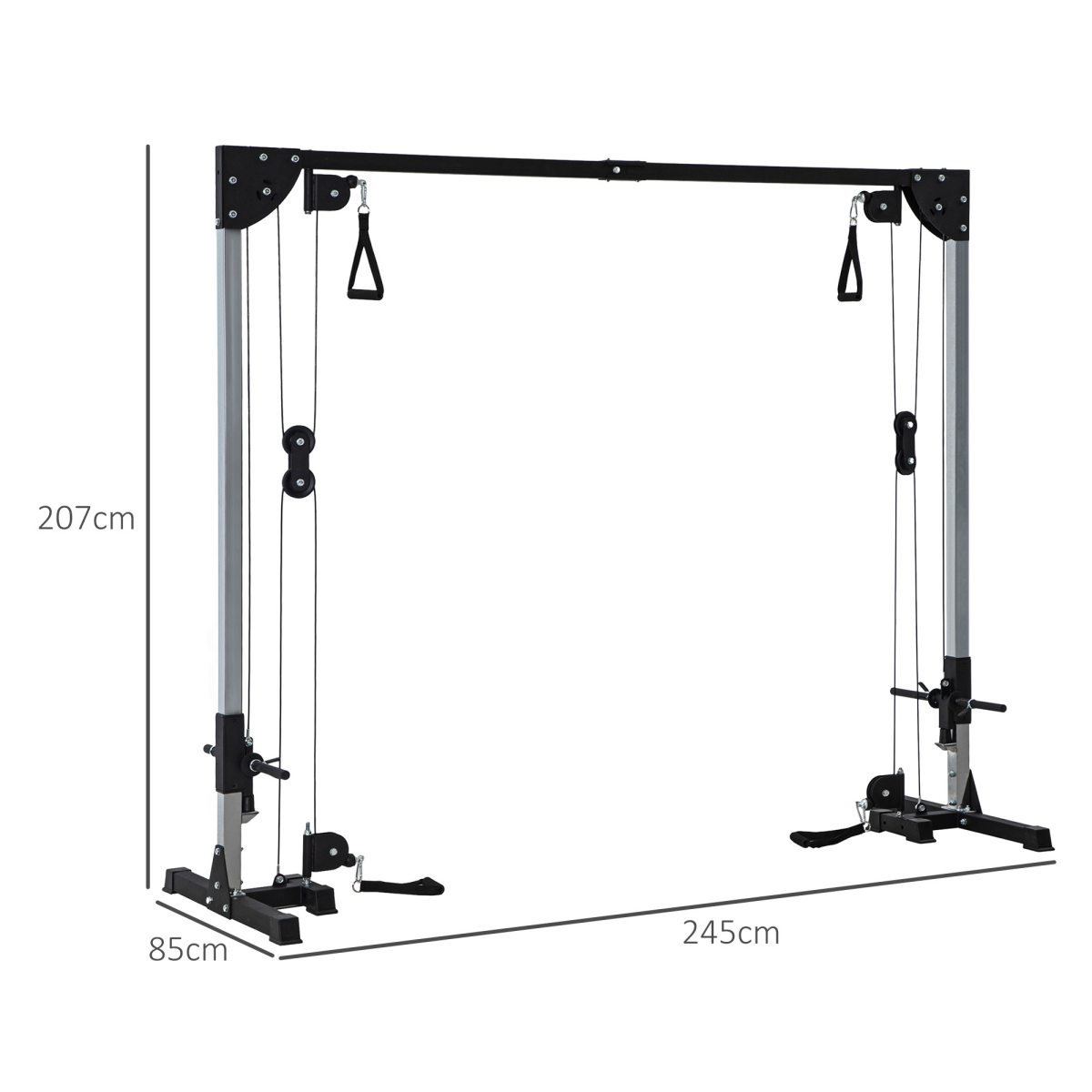 Cable Crossover Machine – Adjustable Pulley System for Full Body Strength Training