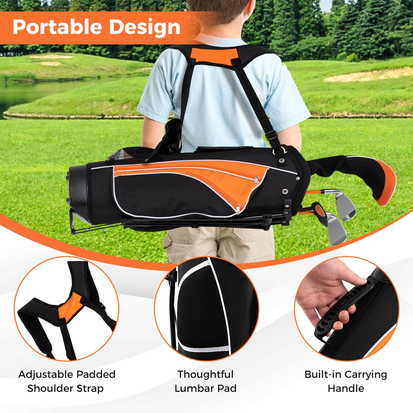 Complete Golf Club Set for Children Aged 8-13 Years