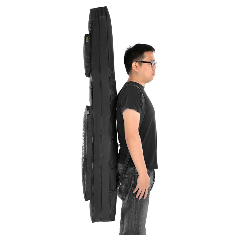 100Cm/130Cm/150Cm Fishing Bag Portable Folding Fishing Rod Reel Bag Fishing Pole Gear Tackle Tool Carry Case Carrier Travel Bag
