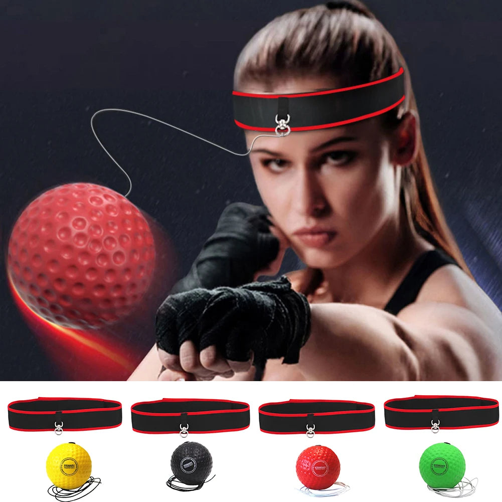 Boxing Training Ball Ultimate Reflex Ball with Adjustable Headband Boxing Ball MMA Gear Great for Reflex Accuracy for Adult/Kids