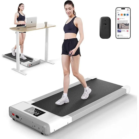 90CM Long Walking Area 200 Lb Walking Pad ,Under Desk Treadmill with Remote Control ,2 in 1 Portable Walking Treadmill for Home