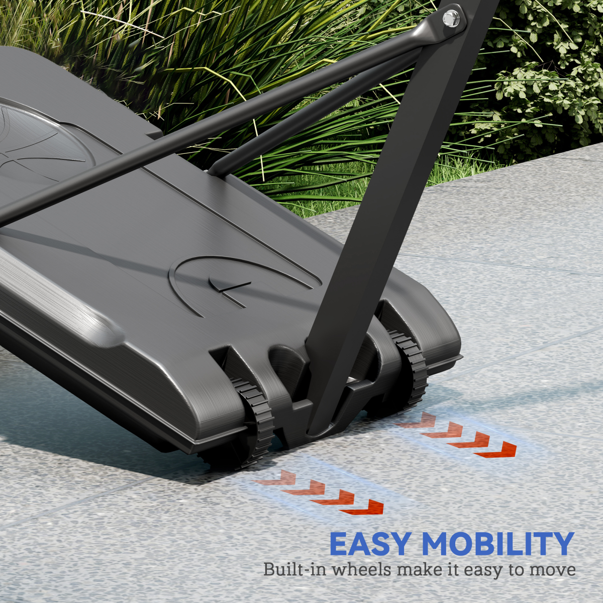 Portable Basketball Hoop – Adjustable 146-236cm with Fillable Base & Wheels