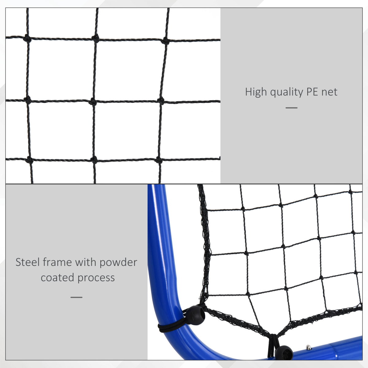 Adjustable Angle Rebounder Net - Ultimate Football Training Aid by HOMCOM - All Round Fitness