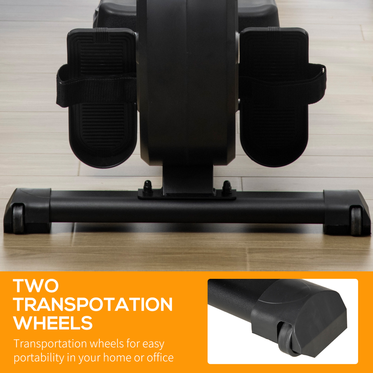 Adjustable Magnetic Rowing Machine with LCD Monitor & 8 Resistance Levels