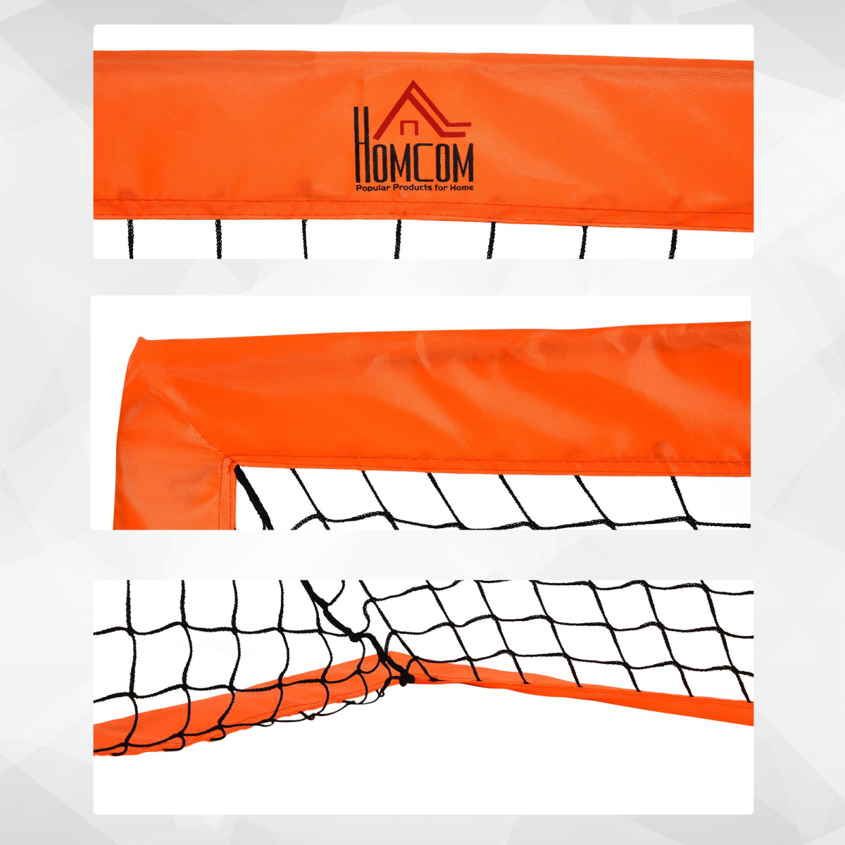Foldable 6'x3' Outdoor Football Goal with All-Weather Net for All Ages - All Round Fitness