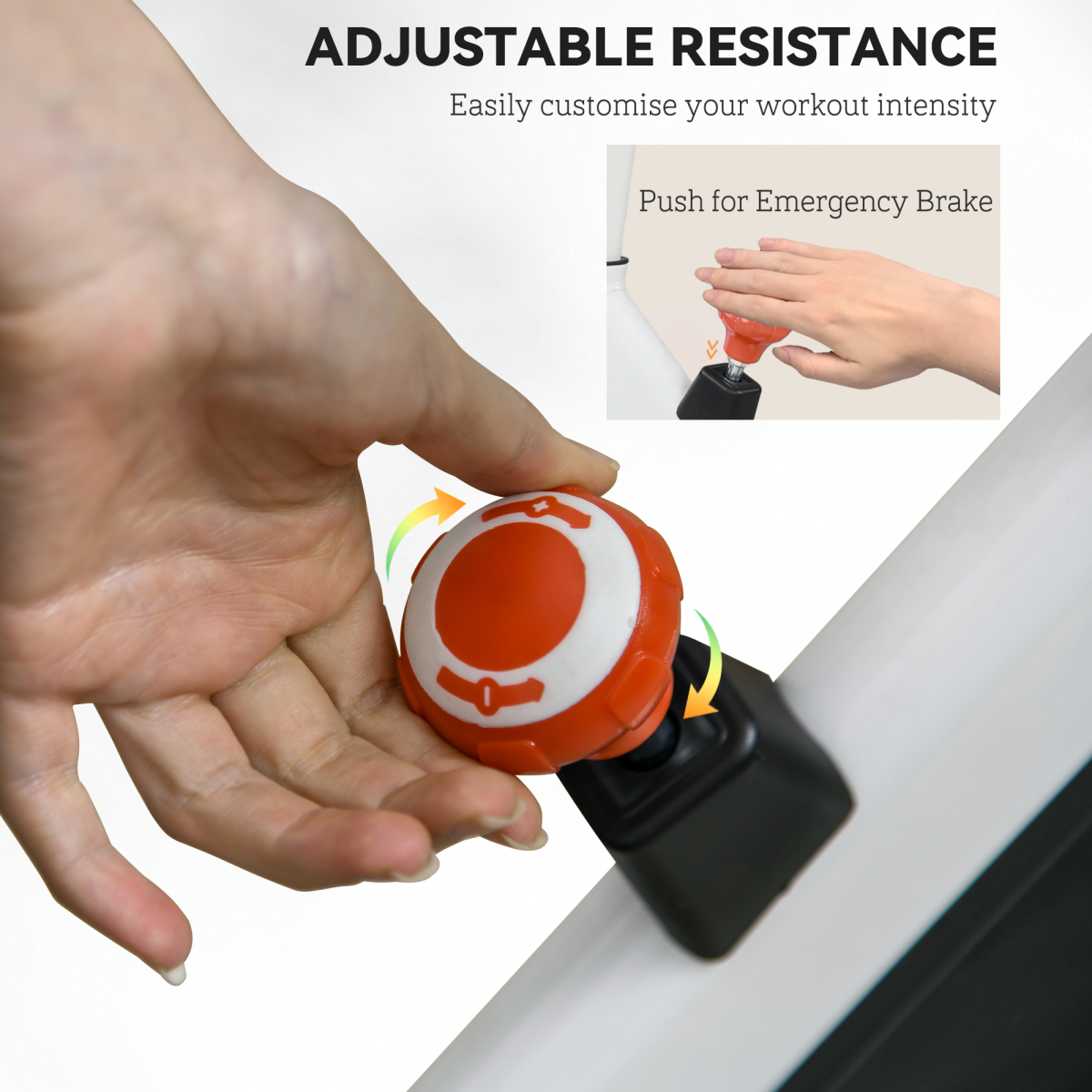 8kg Flywheel Exercise Bike with Adjustable Resistance & LCD Monitor – Indoor Cycling Trainer - All Round Fitness