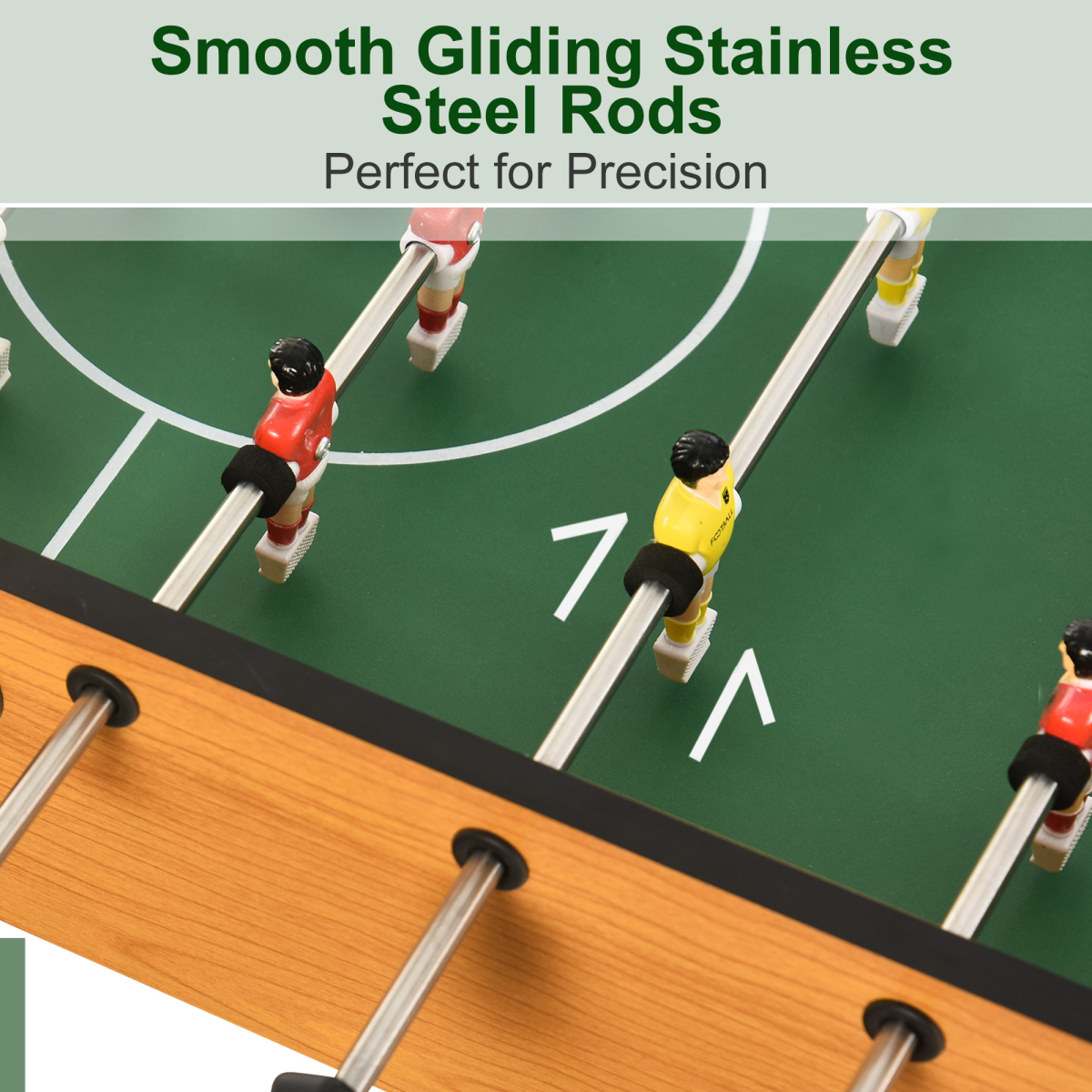 Folding Foosball Table – Compact Mini Football Game for Kids & Families