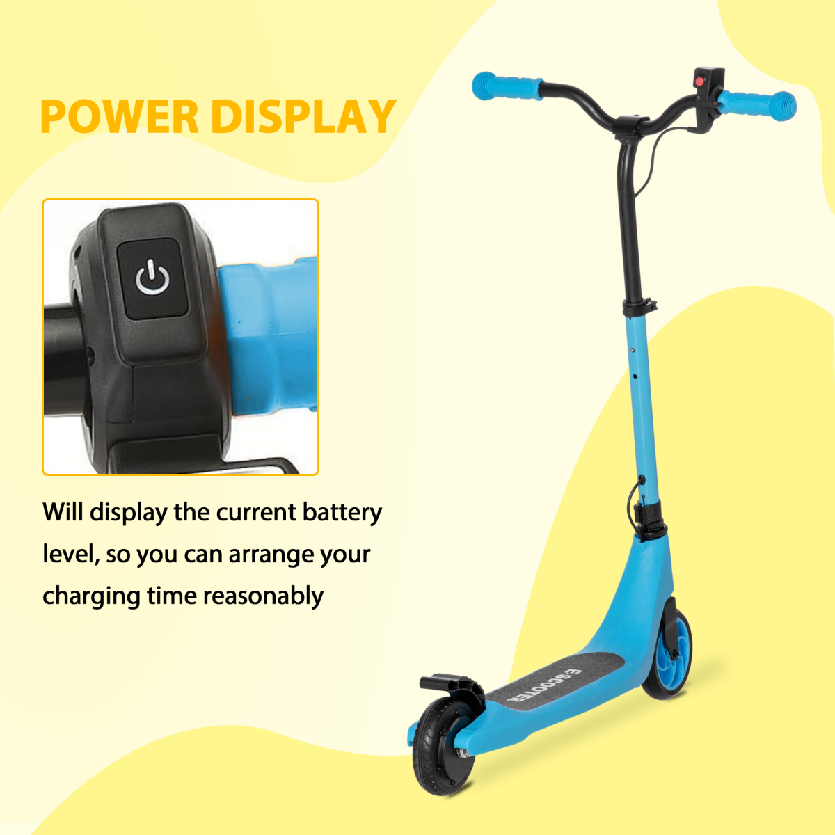 120W HOMCOM Electric Scooter - Stylish, Fast, and Safe with Battery Display - All Round Fitness