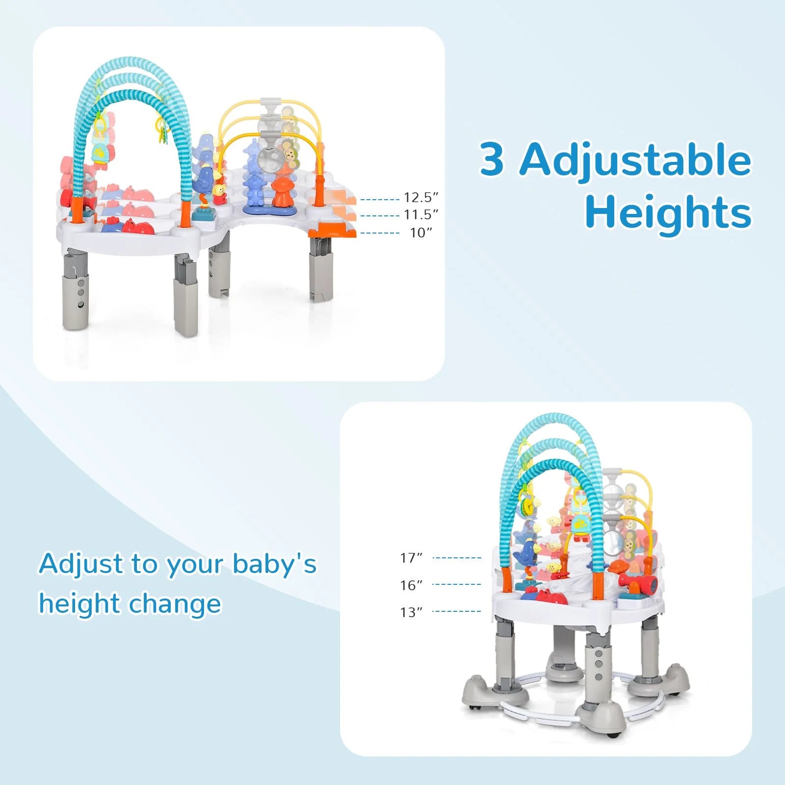 4-in-1 Baby Activity Center with Walker, Bouncer & Play Mat – For Babies Aged 0–2 Years