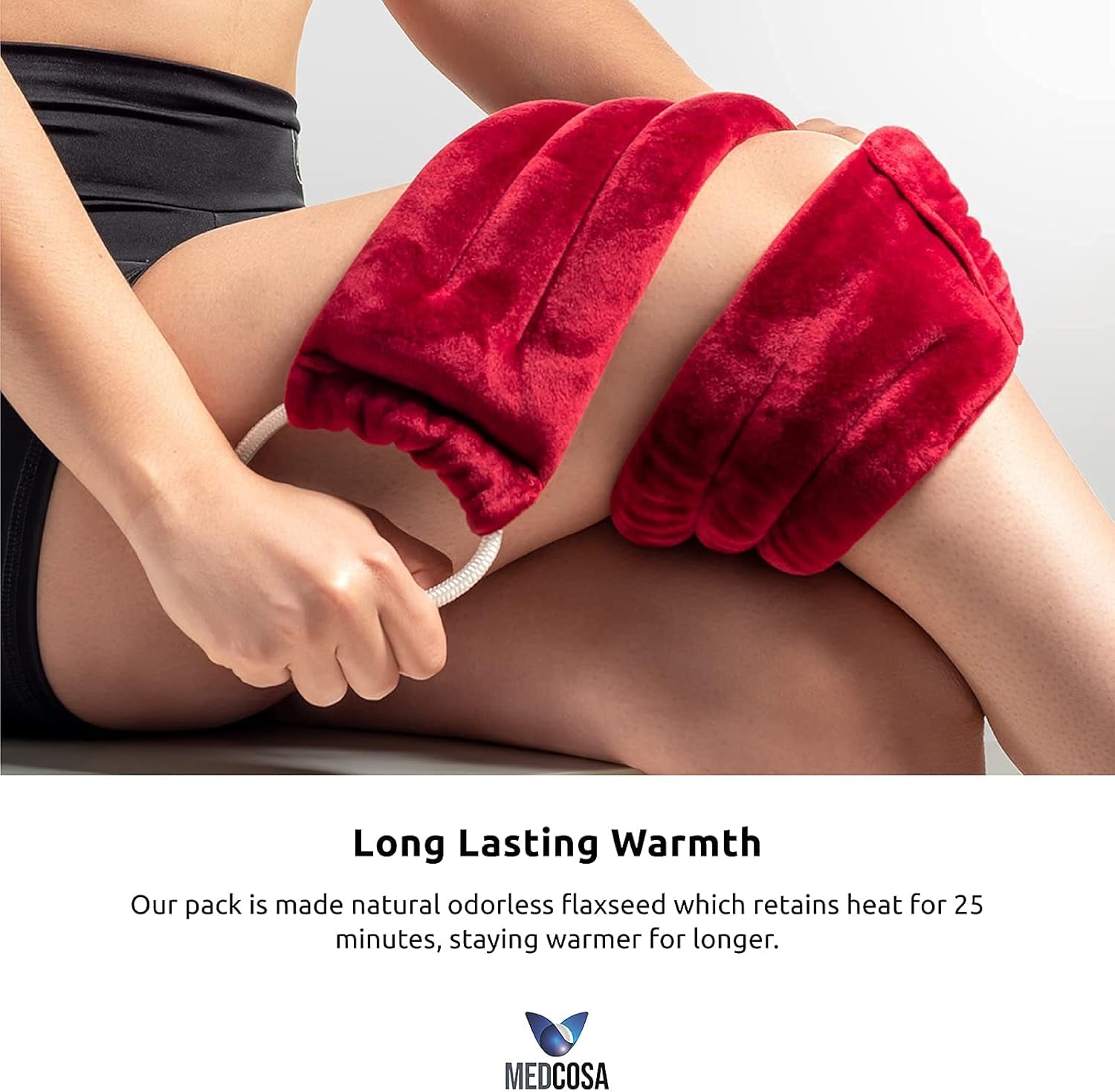 Microwavable Heated Neck Pack | Multipurpose Microwave Heat Pad for Pain Relief & Relaxation | Reusable Heating Pad for Neck, Shoulders, Back, Knees & Joints – Long-Lasting Warmth & Comfort