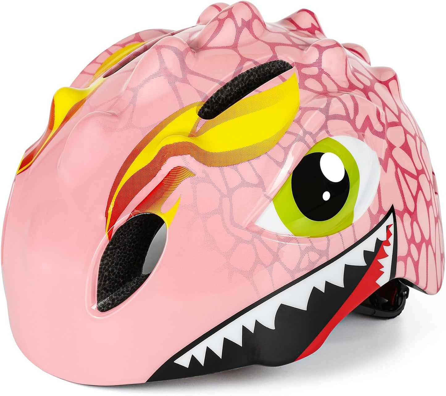 Kids 3D Cartoon Bike Helmet – Lightweight Adjustable Safety Helmet for Boys & Girls (Ages 3–8) | Cycling, Skating, and Scooting | Optional Set with Pads & Bell