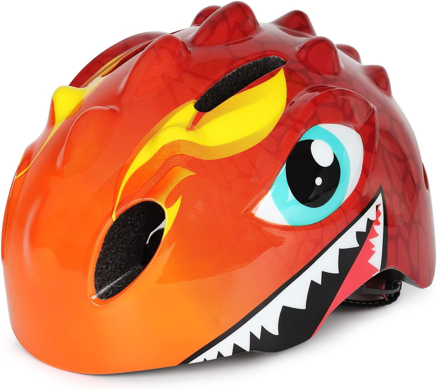 Kids 3D Cartoon Bike Helmet – Lightweight Adjustable Safety Helmet for Boys & Girls (Ages 3–8) | Cycling, Skating, and Scooting | Optional Set with Pads & Bell