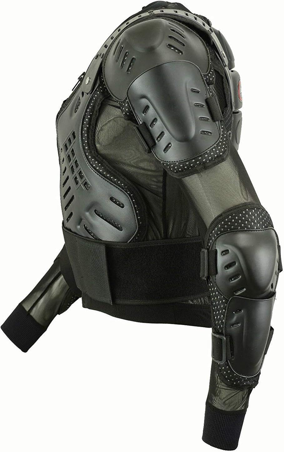 EVO Professional Full Body Armour Jacket | CE-Grade Motorcycle & Motocross Protector for Off-Road, MTB, BMX, Skiing & Skating – Black