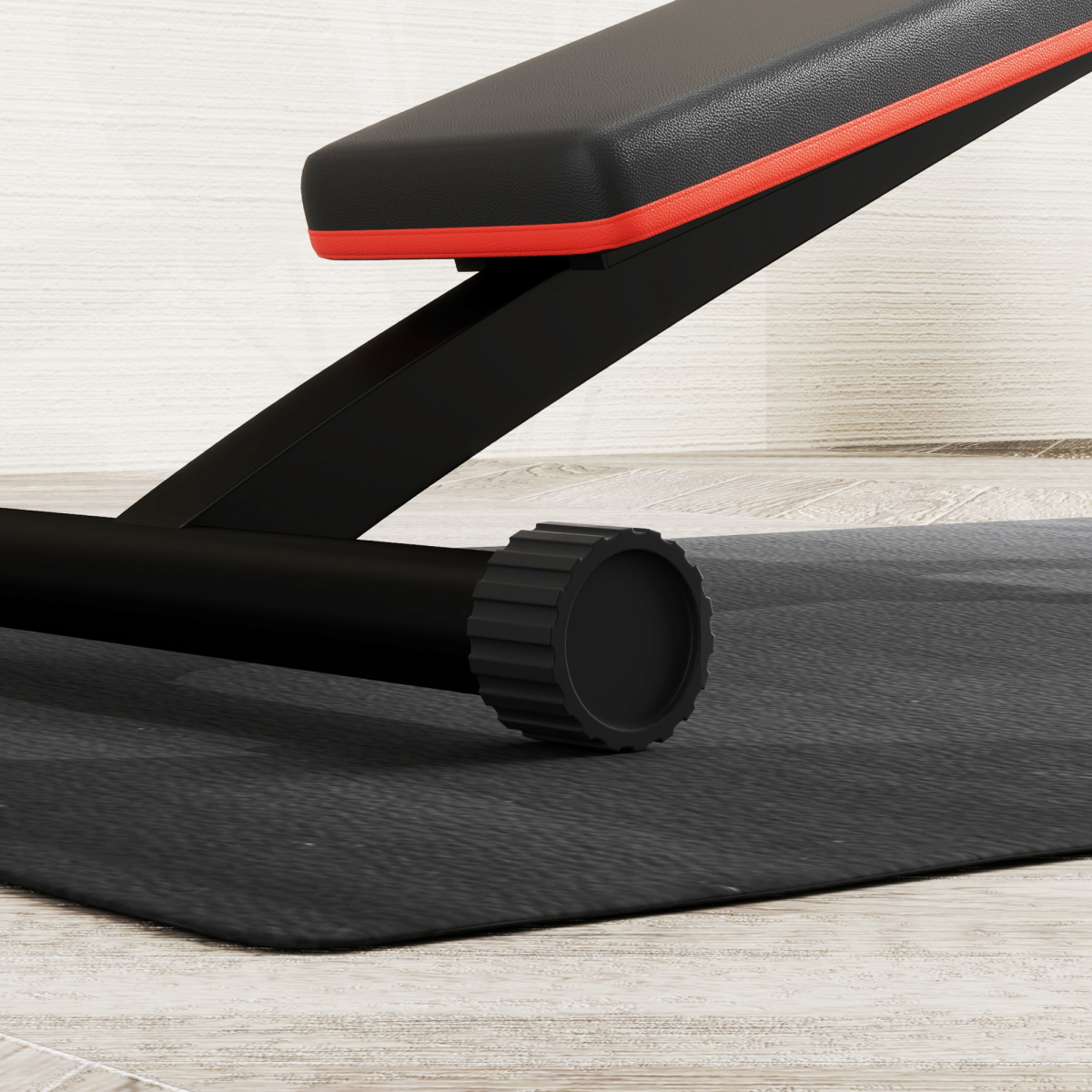 Protective Thick Gym Equipment Mat - Anti-Slip, Durable & Portable by HOMCOM - All Round Fitness