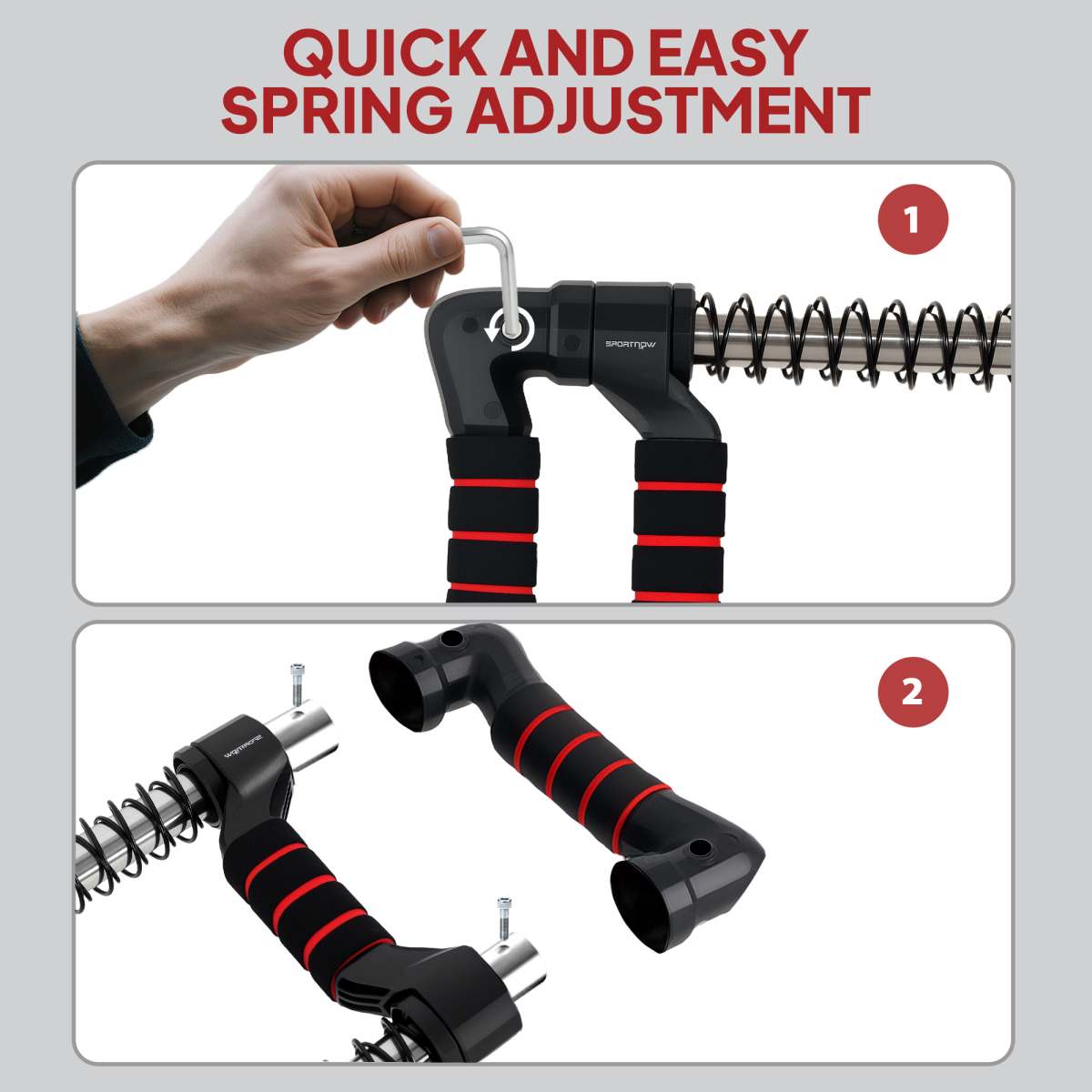 Adjustable Chest Expander – 10-50kg Resistance Strength Training for Men & Women