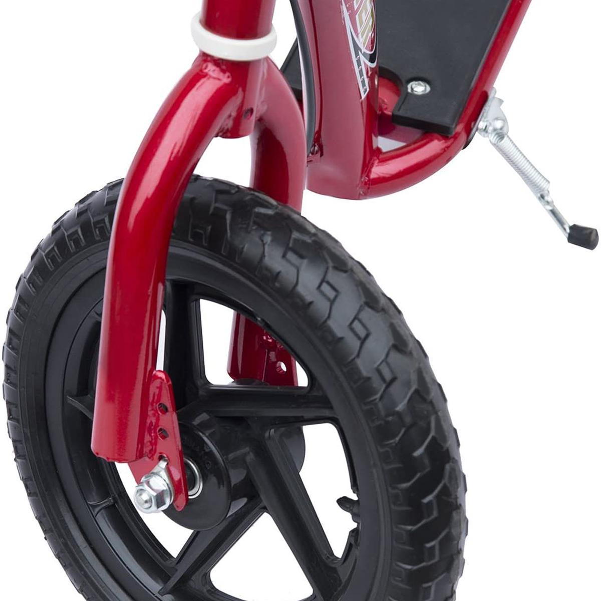 Red HOMCOM Kids Stunt Scooter - Adjustable, Stable, Smooth 12" EVA Tyres! - All Round Fitness