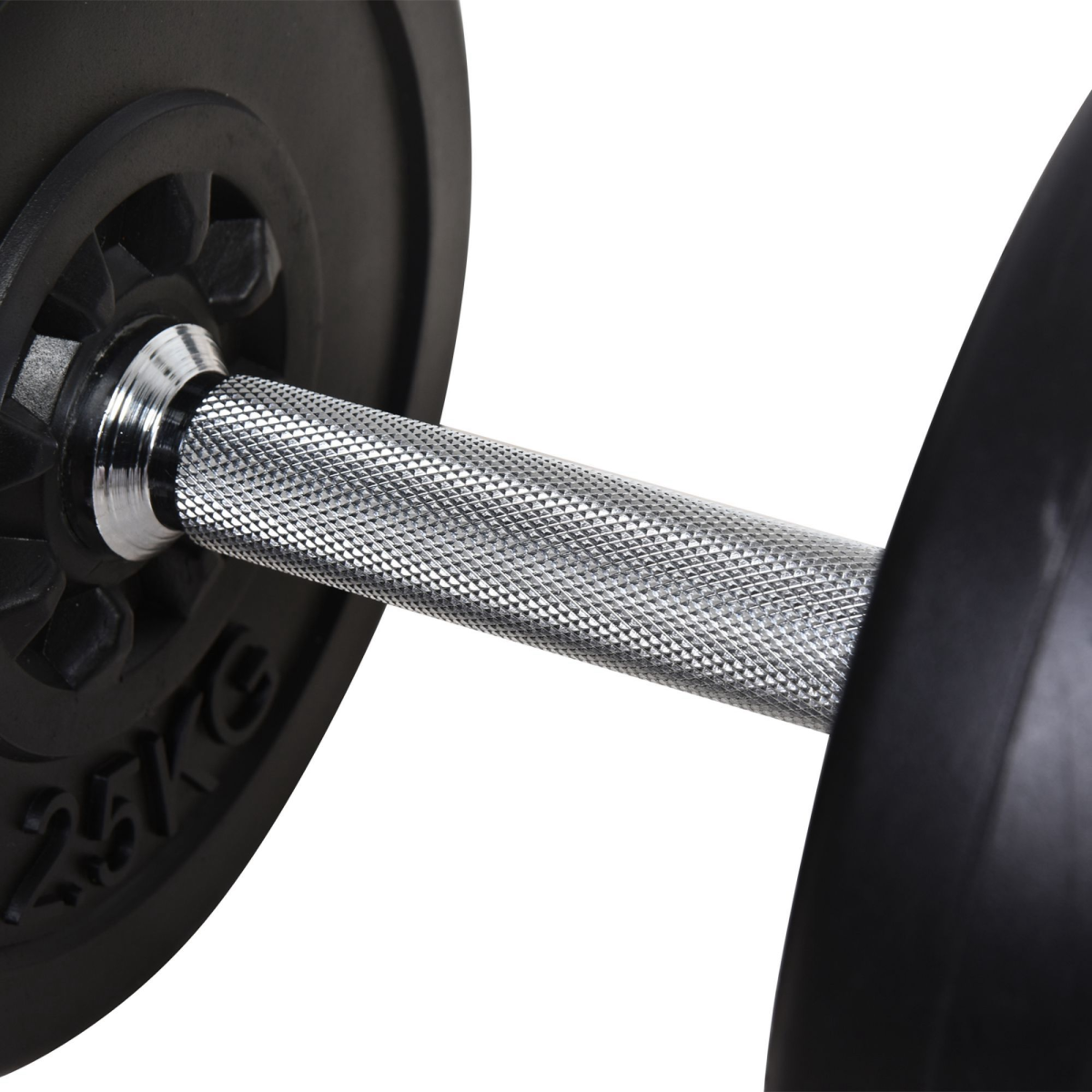 HOMCOM 65kg Adjustable Dumbbell & Barbell Set - Ultimate Home Gym Versatility - All Round Fitness