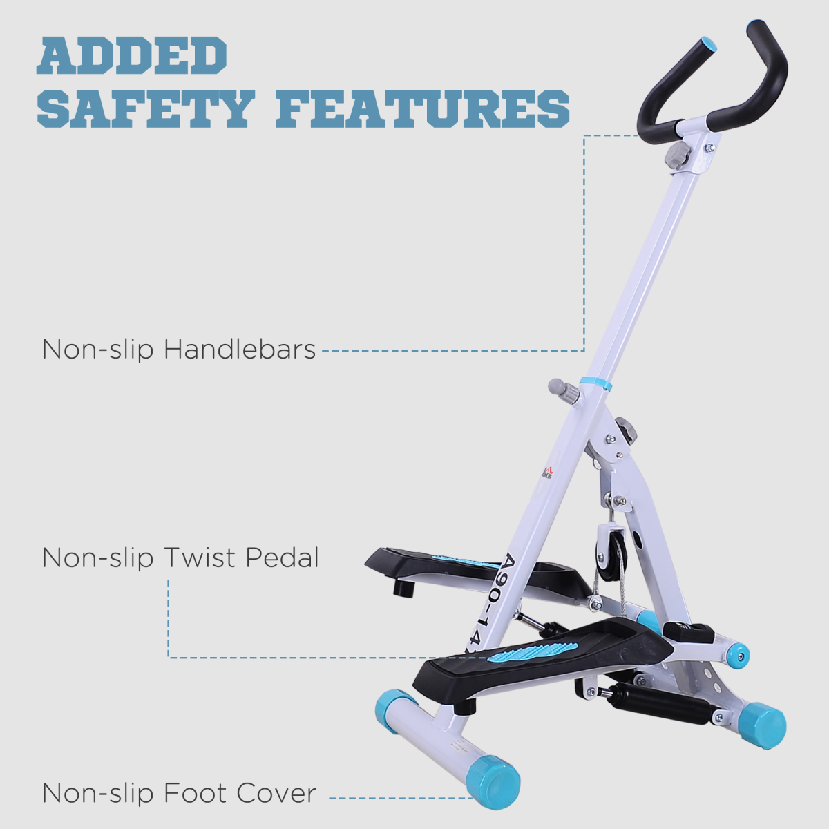 Foldable Cardio Stepper with Handle Bars – Compact Fitness Equipment for Home - All Round Fitness
