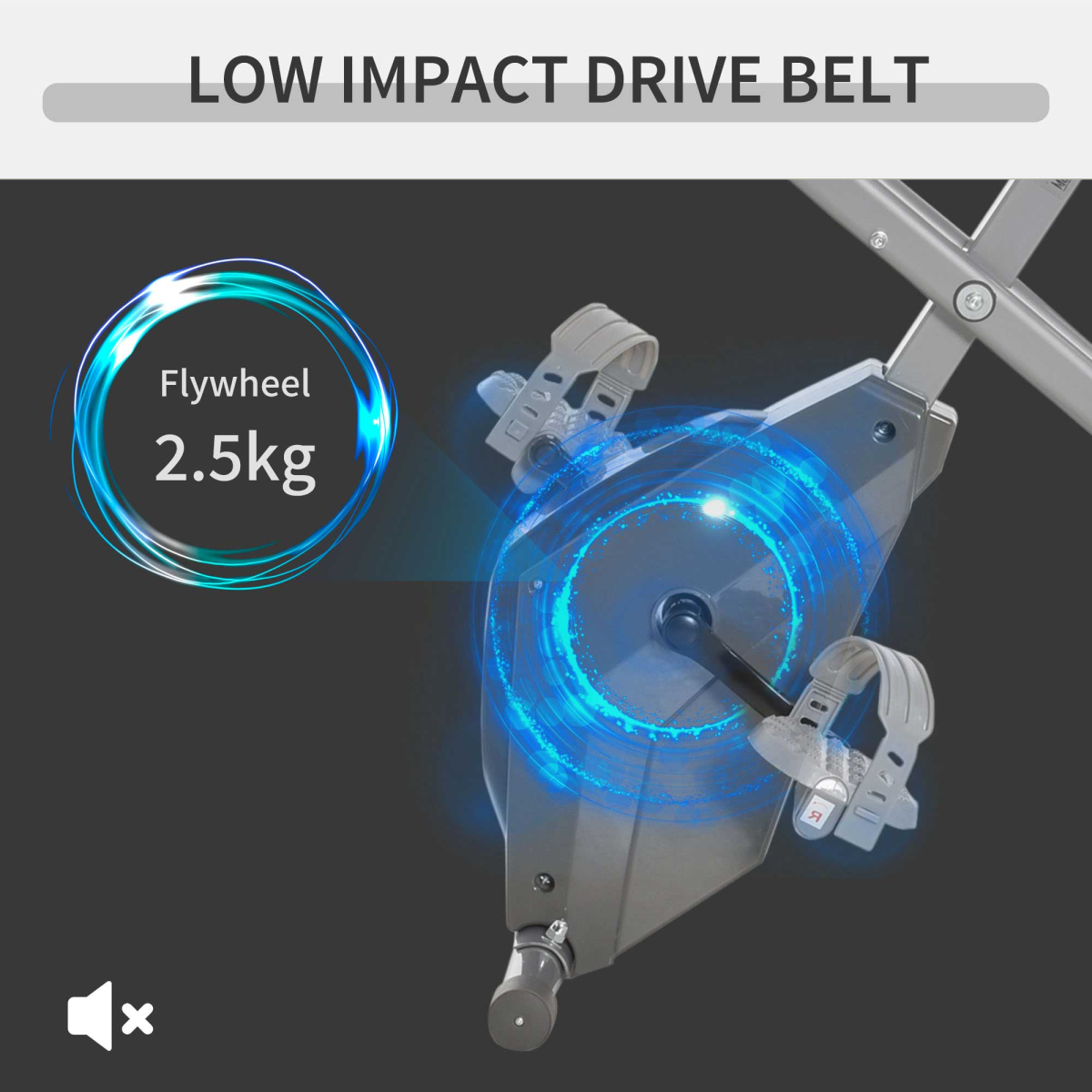 HOMCOM 2-in-1 Upright & Recumbent Exercise Bike – 8-Level Magnetic Resistance with Pulse Sensor & LCD Monitor (Grey) - All Round Fitness