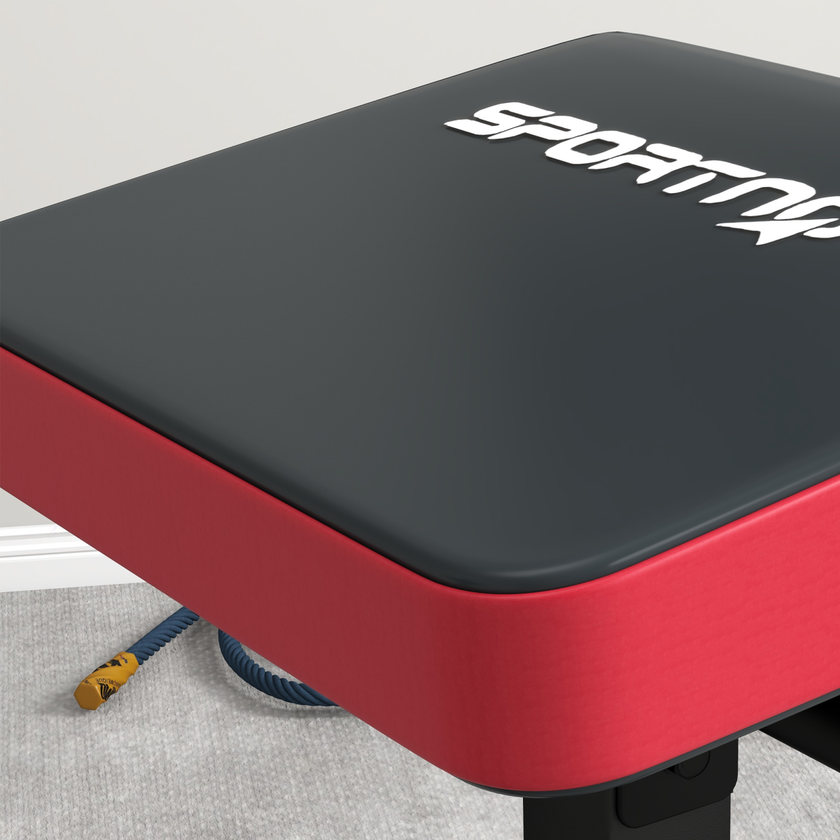 SPORTNOW Back Extension Roman Chair – Core, Back & Glute Training Bench