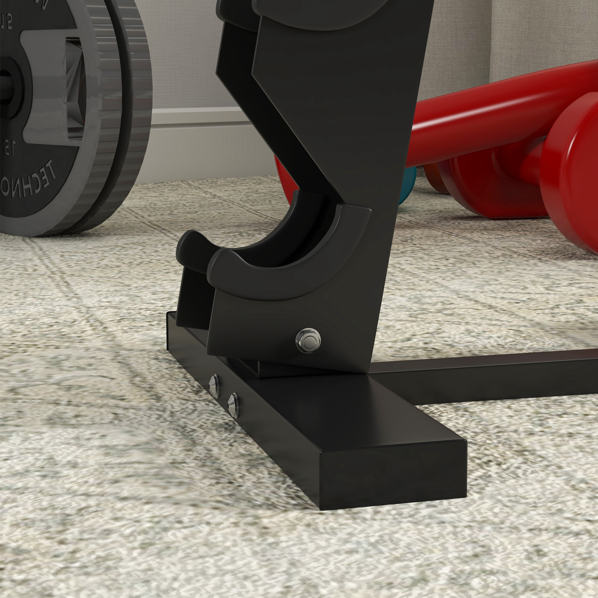 SPORTNOW Compact Five-Tier Dumbbell Rack - Organize Your Home Gym Efficiently! - All Round Fitness