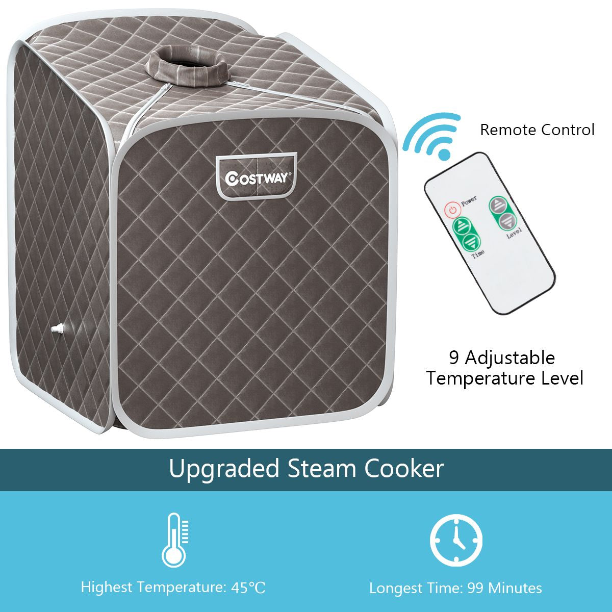 Portable Steam Sauna Spa - Adjustable Temperature Private Sauna Tent