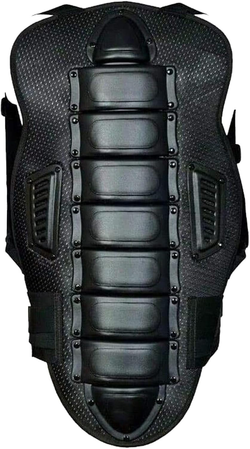 STAR AST Motorcycle Back & Spine Protector Set – Motocross Body Armour Gear with Impact-Resistant EVA Foam | Breathable Lightweight Protection for Racing, Riding, Skating & Extreme Sports