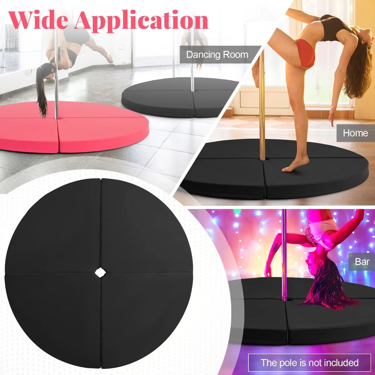 Professional Pole Dance Crash Mat with EPE Foam for Home and Gym Use