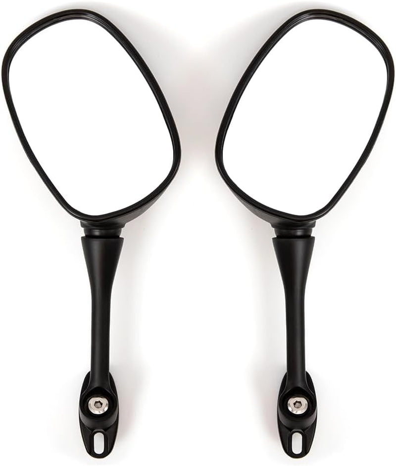 Motorcycle Rearview Mirrors – Adjustable Side Mirrors for Honda CBR250 (2011-2012), CB1300S (2003-2012), CBR600RR (2003-2011) | Wide-Angle Clear Vision with Mounting Kit