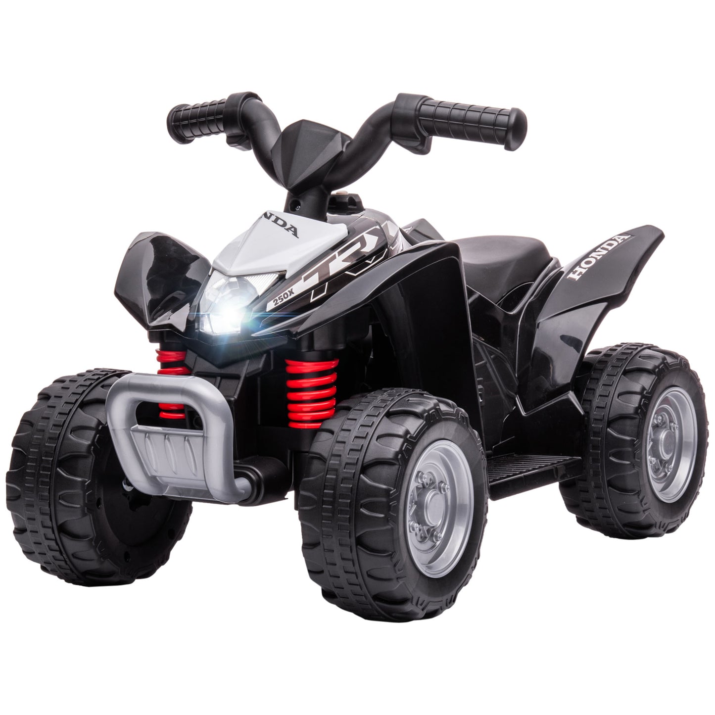 Honda Licensed 6V Kids Electric Quad Bike Ride-On ATV – Black (Ages 1.5-3)