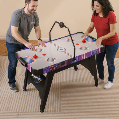 Exciting 144 CM Air Hockey Table with 2 Pucks and 2 Pushers - Perfect for Family Fun and Competitive Play!