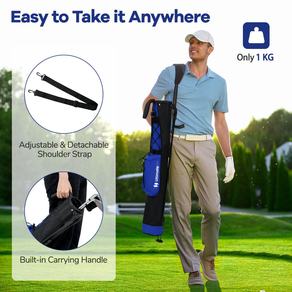 Premium Lightweight Golf Bag for Driving Range Use