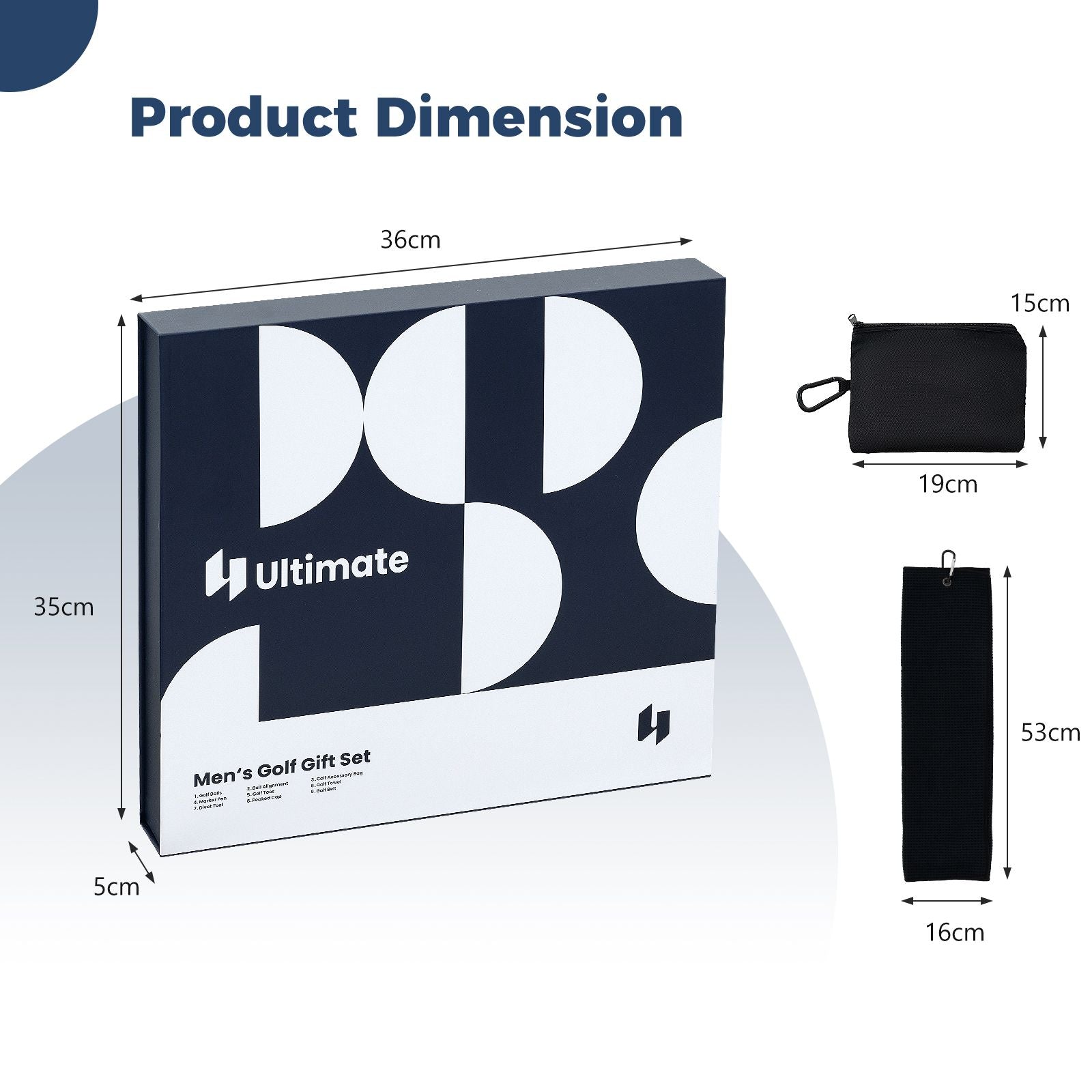 Premium Golf Accessories Gift Set for Men and Women